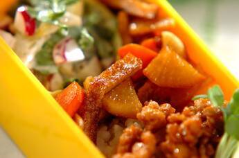 大根とニンジンのきんぴら