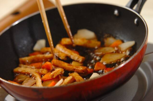 大根とニンジンのきんぴらの作り方の手順3