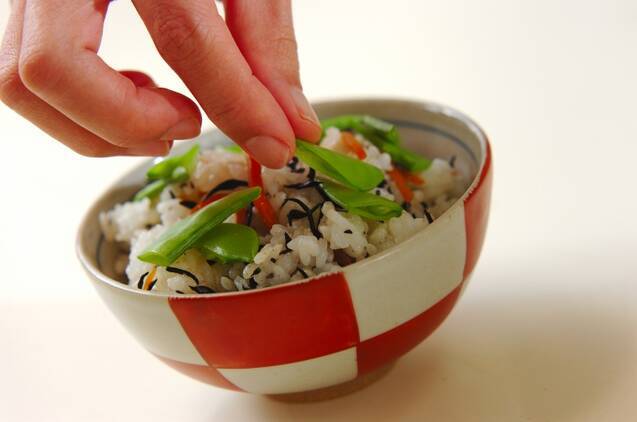 ヒジキの混ぜ寿司の作り方の手順4