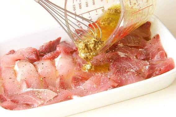 鮮魚のカルパッチョの作り方の手順3