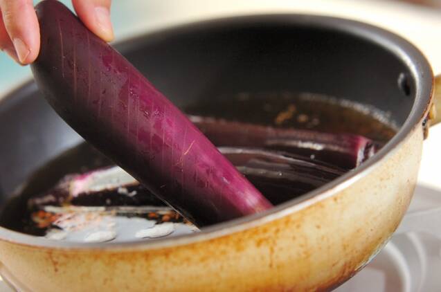 ナスの含め煮の作り方の手順5