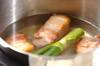 豚バラ肉と新ジャガの煮物の作り方の手順3