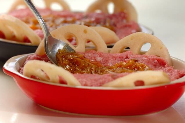 豚ひき肉とナメタケの蒸しものの作り方の手順3