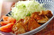 味噌でひと味違うコク！豚肉のみそショウガ焼き