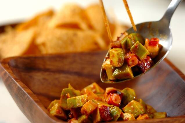 アボカドとタコのメキシカンサラダの作り方の手順3