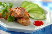 豚肉のエスニック揚げ