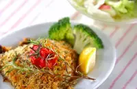 ハマチのパン粉焼き