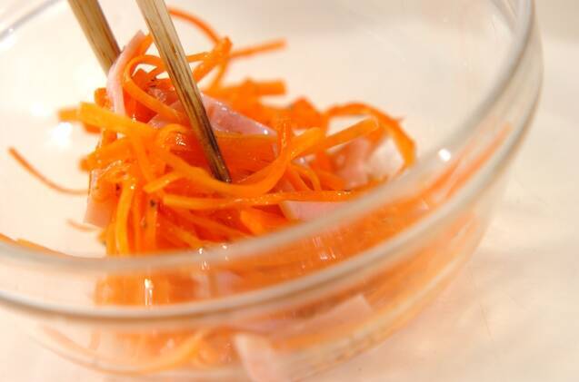 ニンジンのさっぱりサラダの作り方の手順5