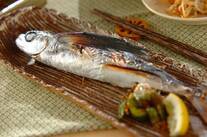 トビウオの塩焼き