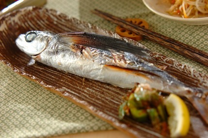 トビウオの塩焼き