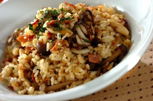 ガーリックチャーハンのレシピ