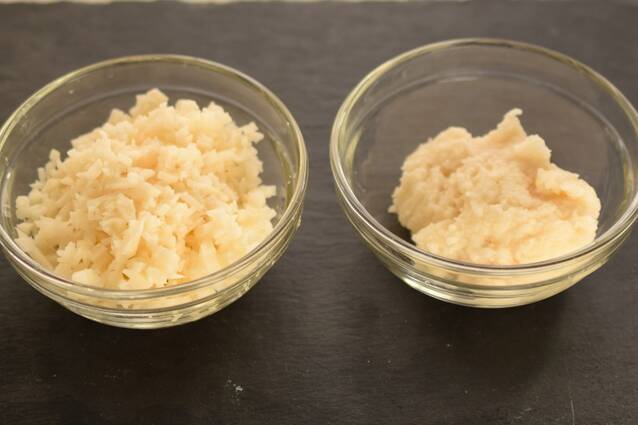 れんこん団子と青梗菜の豆乳シチューの作り方の手順3