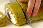 抹茶ロールケーキの作り方9