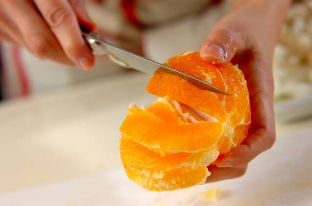 大根とデコポンのマリネの作り方の手順1