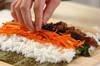 焼肉のり巻きの作り方の手順4