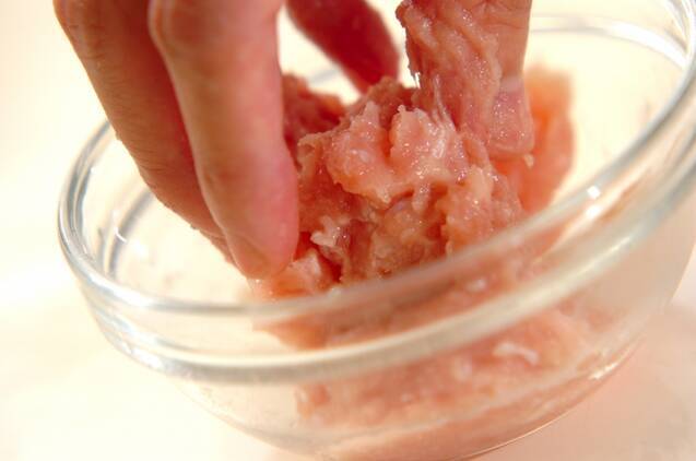 高菜オムレツの作り方の手順2