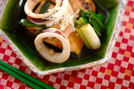 イカと豆腐の煮物