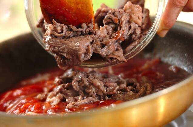 赤ワインとケチャップの本格ハヤシライスの作り方の手順8