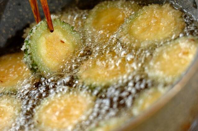 ゴーヤの竜田揚げクミン風味の作り方の手順3