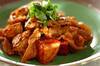 新ジャガと豚肉の中華炒めの作り方の手順
