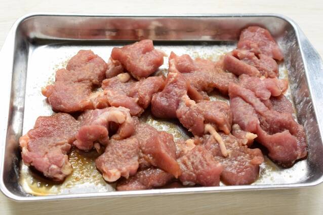 豚ヒレ肉のヘルシー酢豚の作り方の手順3