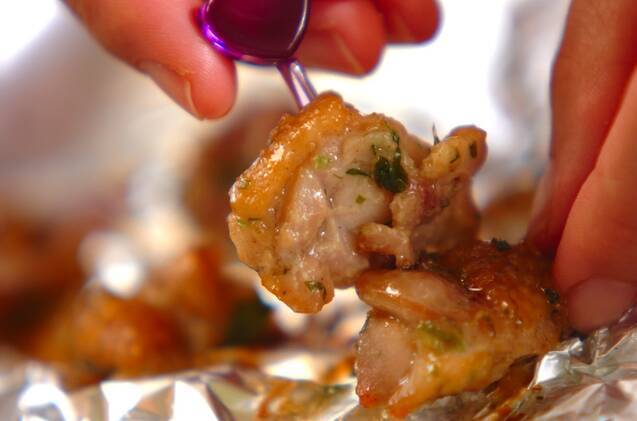 インドネシア風焼き鳥の作り方の手順4