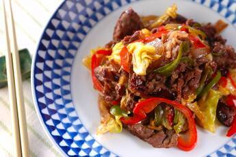 本格中華の味！牛肉の肉野菜炒め