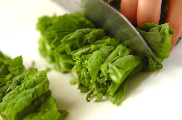 菜の花のふりかけの作り方の手順1