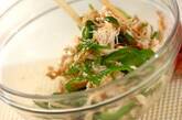 無限に食べられるヘルシー副菜！鶏ささ身とピーマンの中華和えの作り方3