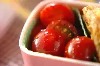 プチトマトのバジルマリネ