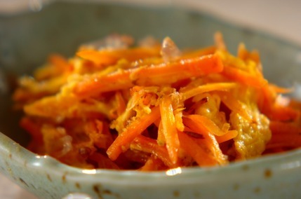 ニンジンの卵炒め