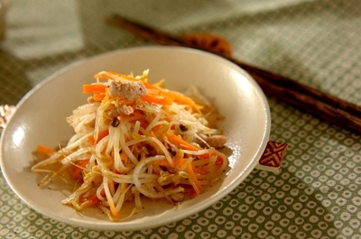 豚肉入りモヤシの山椒炒め 副菜 レシピ 作り方 E レシピ 料理のプロが作る簡単レシピ