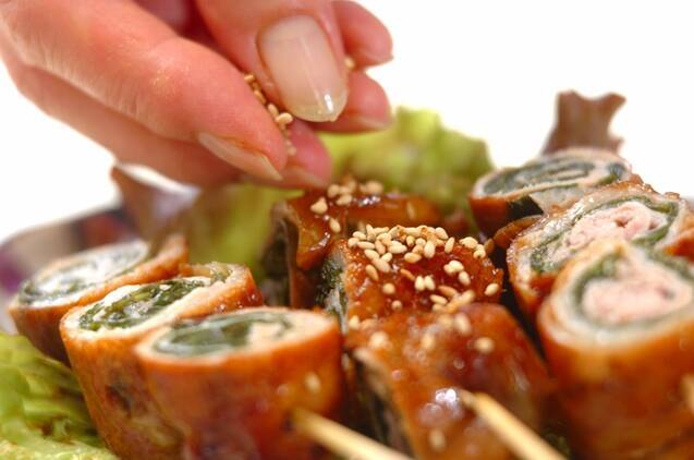 豚肉のワカメ巻きの作り方の手順5