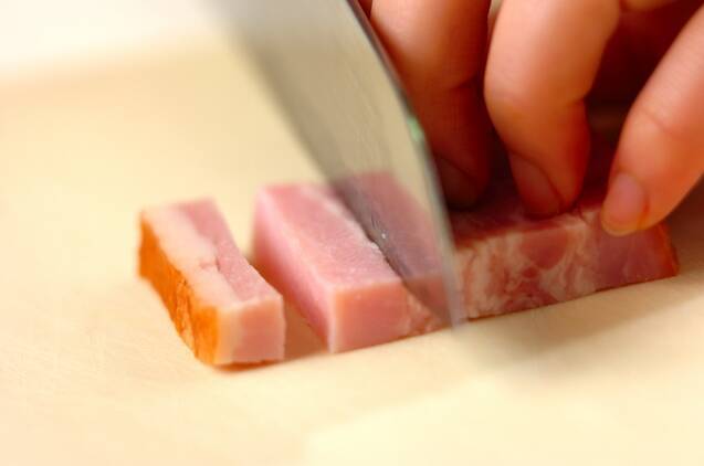 レモンクリームパスタの作り方の手順1