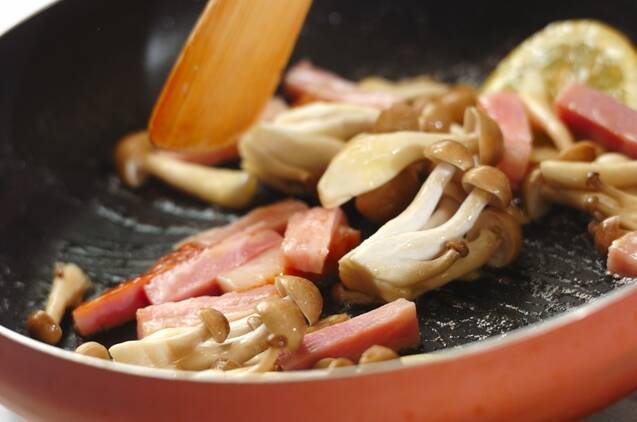 レモンクリームパスタの作り方の手順3