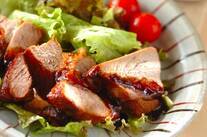 やさしい甘み！豚もも肉のハチミツショウガ煮