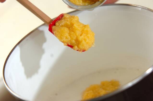 ハム入りクリームコーンスープの作り方の手順3