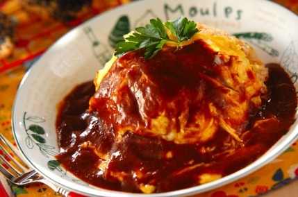 簡単！自家製デミグラスソースのオムライス