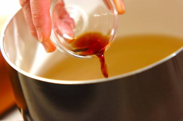 ミョウガの冷たいお吸い物の作り方の手順1