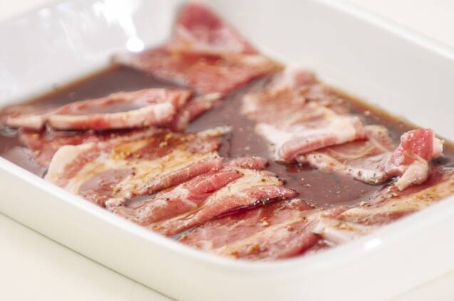 ビールに合う豚の磯辺揚げの作り方の手順1