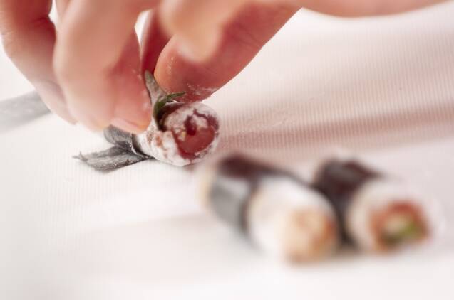 ビールに合う豚の磯辺揚げの作り方の手順4