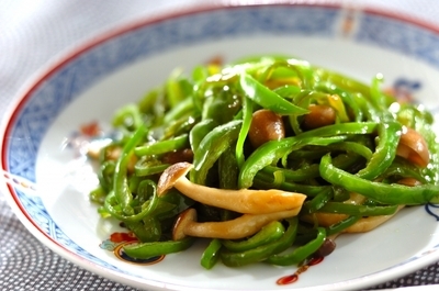 ピーマンの中華風炒め 副菜 レシピ 作り方 E レシピ 料理のプロが作る簡単レシピ