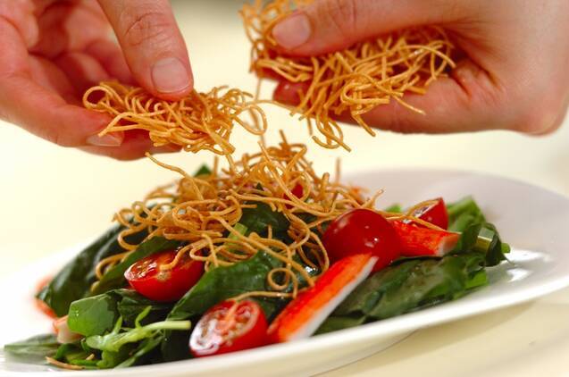 パリパリ素麺のサラダの作り方の手順6