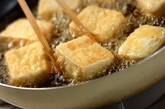 揚げ豆腐のキノコあんかけの作り方2