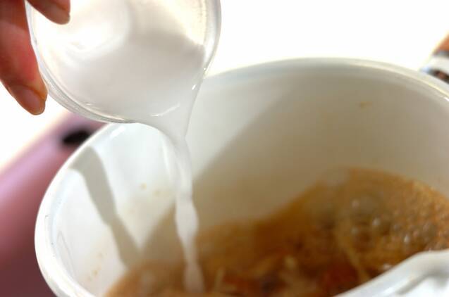 揚げ豆腐のキノコあんかけの作り方の手順7