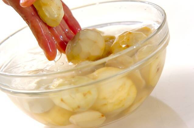 秋の味覚！もちもち栗おこわの作り方の手順1