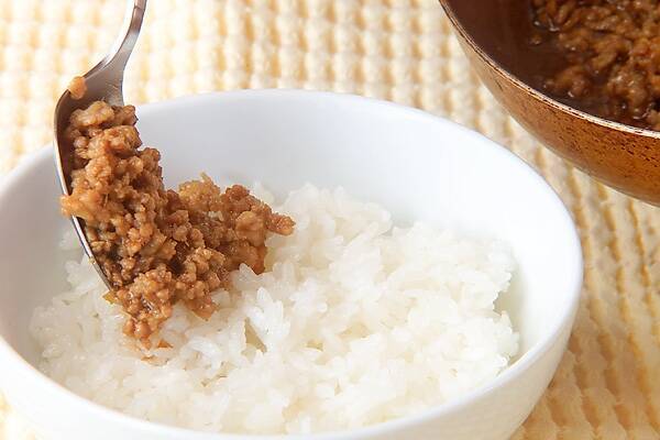 豚肉入り納豆キムチ丼の作り方の手順4