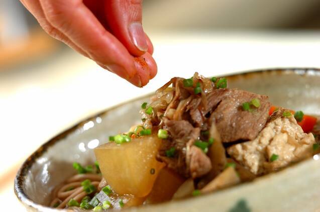 たっぷり野菜の年越しそばの作り方の手順7