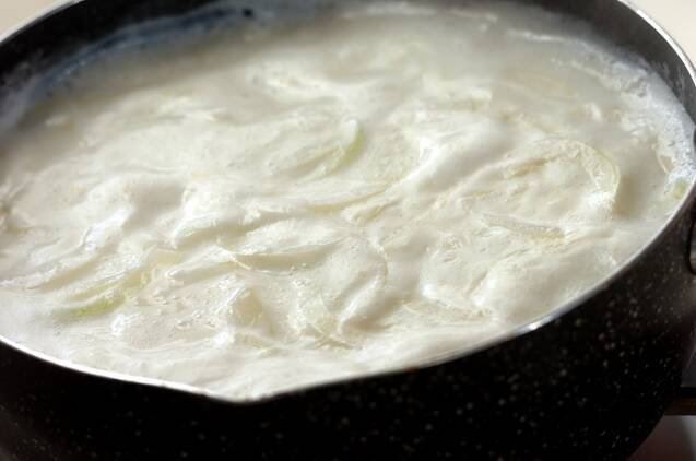 ホウレン草ポタージュの作り方の手順4