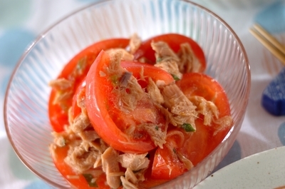 トマトとツナのサラダ 副菜 レシピ 作り方 E レシピ 料理のプロが作る簡単レシピ